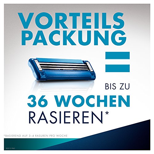 Gillette Mach3 Turbo Rasierklingen Für Männer, 12 Stück - 7