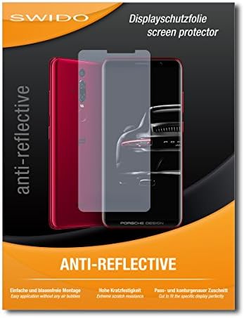 Protective Film for Huawei MATE RS Porsche Design [2 Pieces] SWIDO Anti-Reflective Matt Non-Reflective Bubble-Free Application, High Hardness, Protection Against Dust, Fingerprint Oil and Dirt For/Screen Protection Film, Screen Protector, Tempered Glass
