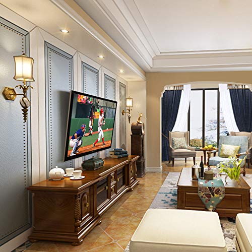 Mounting Dream MD2268-MK Tilt TV Wall Mount Bracket for most of 26-55 Inches TVs with VESA from 75X75 to 400x400mm, Loading Capacity 100 lbs, 0-10 Degree Forward Tilt, Including 6 ft HDMI Cable and Magnetic Bubble Level