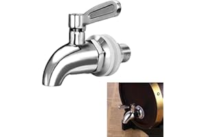 CSENASON Stainless Steel Water Dispenser Spigot,Universal Water Dispenser Tap, Food Grade Metal WaterDispenser Faucets for Hot Cold Water Beer Wine Juice Bottle Bucket