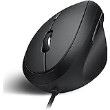 perixx PERIMICE-519 Wired Ergonomic Vertical Optical Mouse, Portable Mini Size, Right Handed