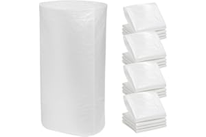 ‎VARIVENDO varivendo große Müllsäcke für Styropor Entsorgung 1000L 5 Stück - Seitenfaltsack 75x74x180cm Abfallbeutel Großraumsack KMF Säcke