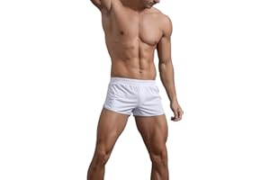 GYMAPE Hommes 3 Pouces Gym Musculation Entraînement Coton Short de Sport