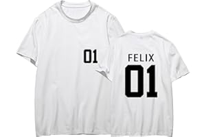 DHSPKN Stray Kids 5 Star Album Merch T Shirt Felix Jisung Hyunjin Minho Bangchan Changbin Concerts Tee Unisex Tops