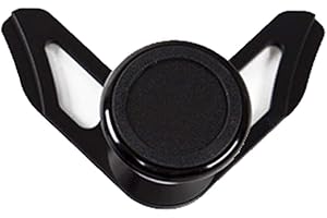 MICMXMO Magnetyczny uchwyt samochodowy do Audi A1 8X, uchwyt na telefon komórkowy, z otworami wentylacyjnymi, obracany o 360 stopni, kompatybilny ze smartfonami GPS, czarny