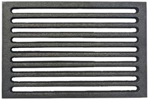 EASYRICAMBI Griglia in Ghisa per Camino e Stufa a Legna e Pellet Misure 29 x 18,2 cm per Caduta Cenere e Aereazione