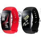 correa reloj hamilton 20mm [Regalos perfectos]: las bandas de Gear fit2 / fit2 pro de Rukoy son fáciles de reemplazar y ajustan la longitud para todos. Sorprenda a un ser querido con esta banda de silicona ligera para Gear Fit2 o Fit2 Pro Tracker