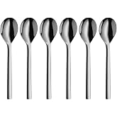 WMF Nuova Set of 6 Cromargan Stainless Steel Coffee Spoons, Silver