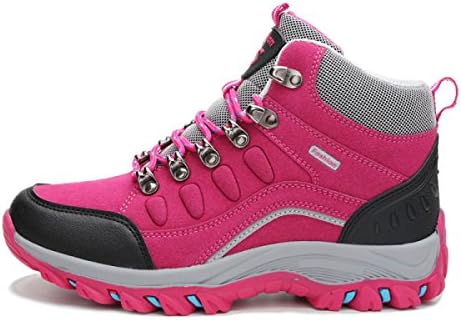 POSEDO Unisex Men's And Women's Outdoor Climbing Shoes Climbing Slip Wear Protection Toe,Pink-UK6(39EUR)
