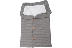 Danolt sacco nanna invernale 0-6 mesi, sacco a pelo neonato