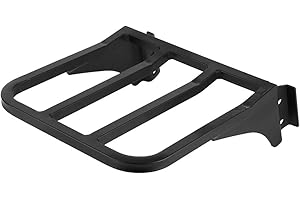 OUKENS Motorcycle Luggage Rack, Motorcycle Backrest Sissy Bar Rear Carrier Fit for XL/FLST/FLSTC/FLSTSC