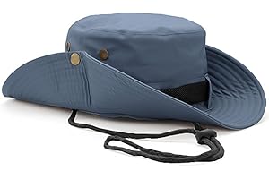 FAVUIT Ulubiony kapelusz wędkarski, szerokie rondo, chroniący przed słońcem, oddychający kapelusz safari typu bucket dla mężczyzn i kobiet