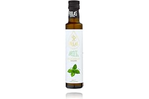 Pellas Nature Huile d'Olive Extra Vierge au Basilic - Huile d'Olive Pressée à Froid, Produit Primé de Grèce, OK-Kosher, Sans Additifs, Bouteille de 250ml