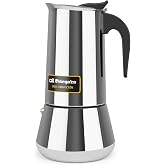 Orbegozo KFI 1260 &ndash; Italian Coffee Maker, 12 Cups, Handle, Safety Valve, Stainless Steel