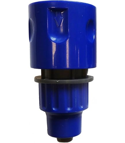 Lot De 2 Connecteurs Femelles Rapides Pour Tuyau D'arrosage Extensible - Raccord De Remplacement Bleu, Avec Embouts - 7