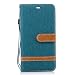 Produktbild Huawei Mate 10 Lite Hülle, Hozor Bookstyle Leder Handyhülle mit Standfunktion Aufklappbar Schutzhülle Denim Flip Case Wallet Cover mit Kartenfächern - Grün