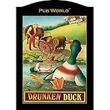 Drunken Duck 12 X 8 Pub Sign Amazon Co Uk Kitchen Home