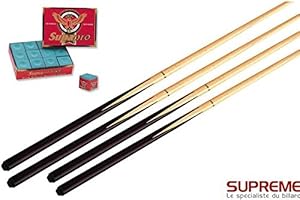 SUPREME - Lot 4 queues billard +craies