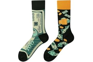 Nxnchc Zabawne Skarpety Dla Kobiet I Mężczyzn Uniseks Wiele Motywów Zwierzęta Jedzenie Owoce Sport Sztuka Z Bawełny Prezent Asymetryczne Wzory Lewa I Prawa