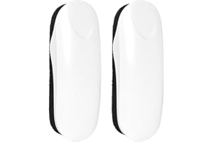 DumanAsen 2-Pack ABS Magnetic Whiteboard Erasers | Size: 13 × 6 × 2.8 cm | White