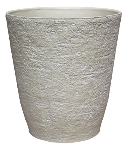 Antique Beige Large Plant Pot Planter Round Vintage Indoor House Outdoor Garden