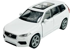 DROMADER Welly Volvo XC90 SUV biały 2. generacji 2015 1/34-1/39 metalowy model samochodu Die Cast nowość w pudełku