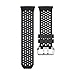 Produktbild Armband, yustar New Ersatz Silikon atmungsaktiv Smart Watch Band Strap Armband für Fitbit Ionic Herzfrequenz Fitness Tracker M Black & Dark Blue
