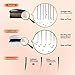 Make up Brushes Set MYCARBON White Oval Brush Cosmetic Set With Stable Base Holder Eyeshadow Brushes Foundation Brush Blusher Lipstick Brush Toiletry Tools Kit Toothbrush Shape