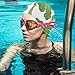 Produktbild BigHappyShop Swim Cap,Tropicali Afternoon Thicker Design Waterproof Silicone Swimming Cap for Adult Woman and Men