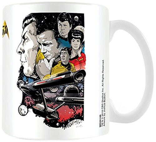Star Trek MG24149 (Boldly Go) -50th Anniversary Mug, Multicolore