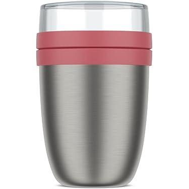 Thermo Food Jar Lunch Box RVS geïsoleerde dubbelwandige container voor maaltijden, soep of fruit, voor kantoor en buitenshuis groen