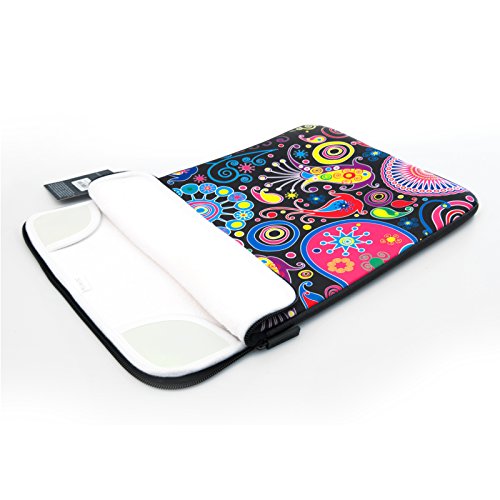 Caseflex Dell Inspiron 15 7000 Series 7537 Laptop Tasche Mehrfarbig Quallen Neopren Beutel H  lle