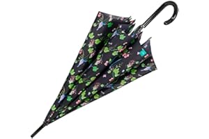 PERLETTI Ombrello automatico stampato 102 cm 3 modelli assortiti, colorato, Mediana