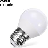 Osaka Light LED Ampul, 7W = 50W Eşdeğer, 3000 Kelvin Sarı Işık, E27 Duy, G45, E Enerji, 540 L&uuml;men