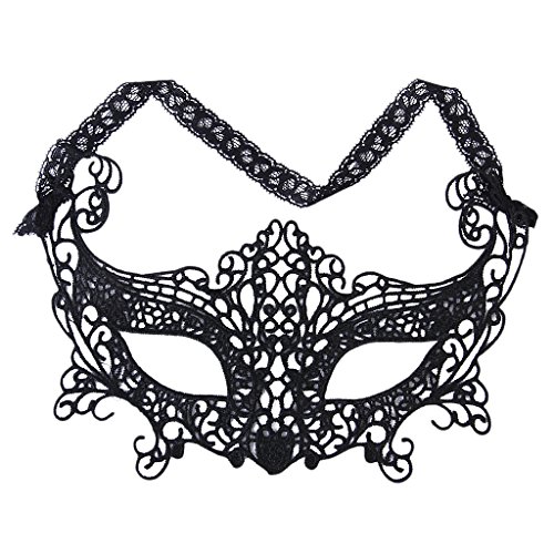 Preisvergleich Produktbild Gleader Schwarze Spitze Augenmaske Maskerade Abendkleid Partei Maske