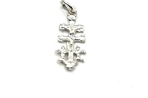 MASBARATA CRUZ CARAVACA EN PLATA DE LEY 925/1000 (CRUZ CARAVACA 1,5 CM)