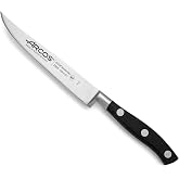 ARCOS Meat Knife 130mm and 5 Inch with Stainless Steel Blade 130mm, Professional Kitchen Knife Cut a Variety Food, Ergonomic