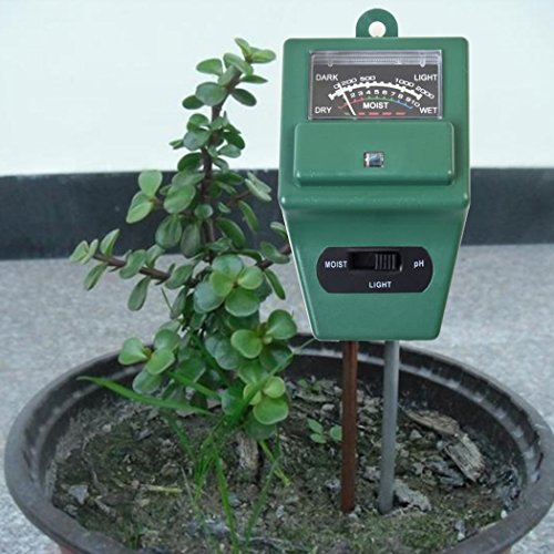 Latinaric Boden PH Messen Licht Feuchtigkeit Meter Tester Boden Wasser Garten Gras Rasen - 8