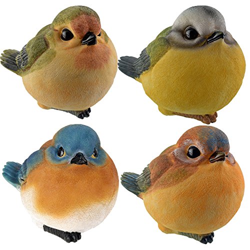 Deko Vogel Gartenfiguren für Garten Balkon oder Terrasse (Auswahl C) - 3