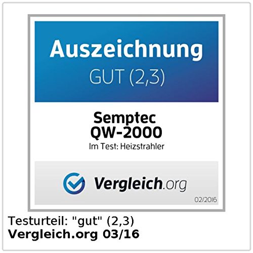 Semptec Urban Survival Technology QW-2000 Quarz-Außen-Heizstrahler mit Standfuß, höhenverstellbar - 4