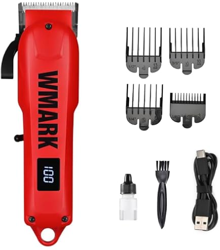 WMARK Ng-108 Zero Gapped Hair Trimmer Self Sharpening Blade 7300