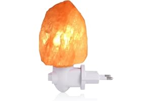 LEDGLE 10W Lampe à Sel Himalaya en Cristal Naturelle 400g