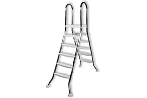 PGONA Paradies Pool GmbH Edelstahl Aufstellbecken - Leiter für Becken bis 1,35 m Höhe