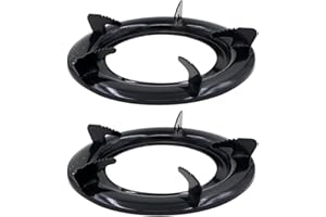 QZJIJOSEN 2PCS Wok Ring for Gas Stove,Cooking Kitchen Accessories Cooktop Pan Support Stand,Five- Claw Wok Rack Burner Grate Replacement Parts,Pan Holder Stand,Gas Stove Accessories,Milk Pot Holder