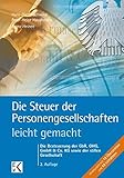 Image de Die Steuer der Personengesellschaften - leicht gemacht: Die Besteuerung der GbR, OHG, GmbH & Co. KG