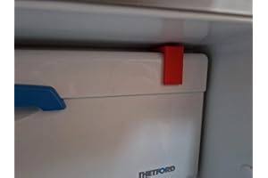 CC3DD Freezer Box Door Vent for Thetford Caravan Fridge - Anti Damp/Mould Red Large