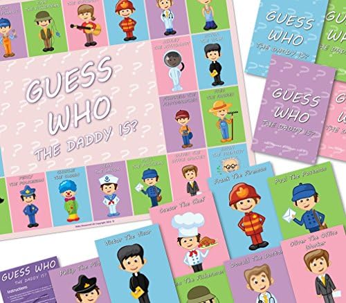 Baby Shower Game - Guess WHO The Daddy is? - Team Game