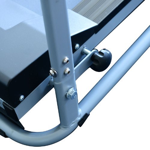 Homcom Laufband Elektrisches Fitnessgerät Klappbarer Heimtrainer mit LCD-Display 150 kg Belastung 500 W, schwarz-silbergrau, B1-0097 - 8