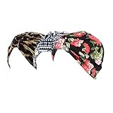 100% algodón. Gorro Ever Fairy turbante de algodón con estampado floral para mujer 3 PCS A Talla única
