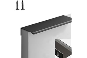 Voleseni Maniglie nascoste per armadietti,Maniglie per armadi in alluminio,Maniglie invisibili da cucina per armadio, camera da letto